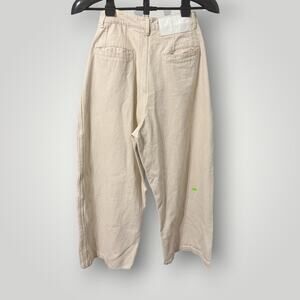 Adidas x KSENIASCHNAIDER Cream Wide Leg Baggy Denim Pants Jeans Size 32